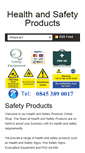 Mobile Screenshot of health-safety-products.co.uk